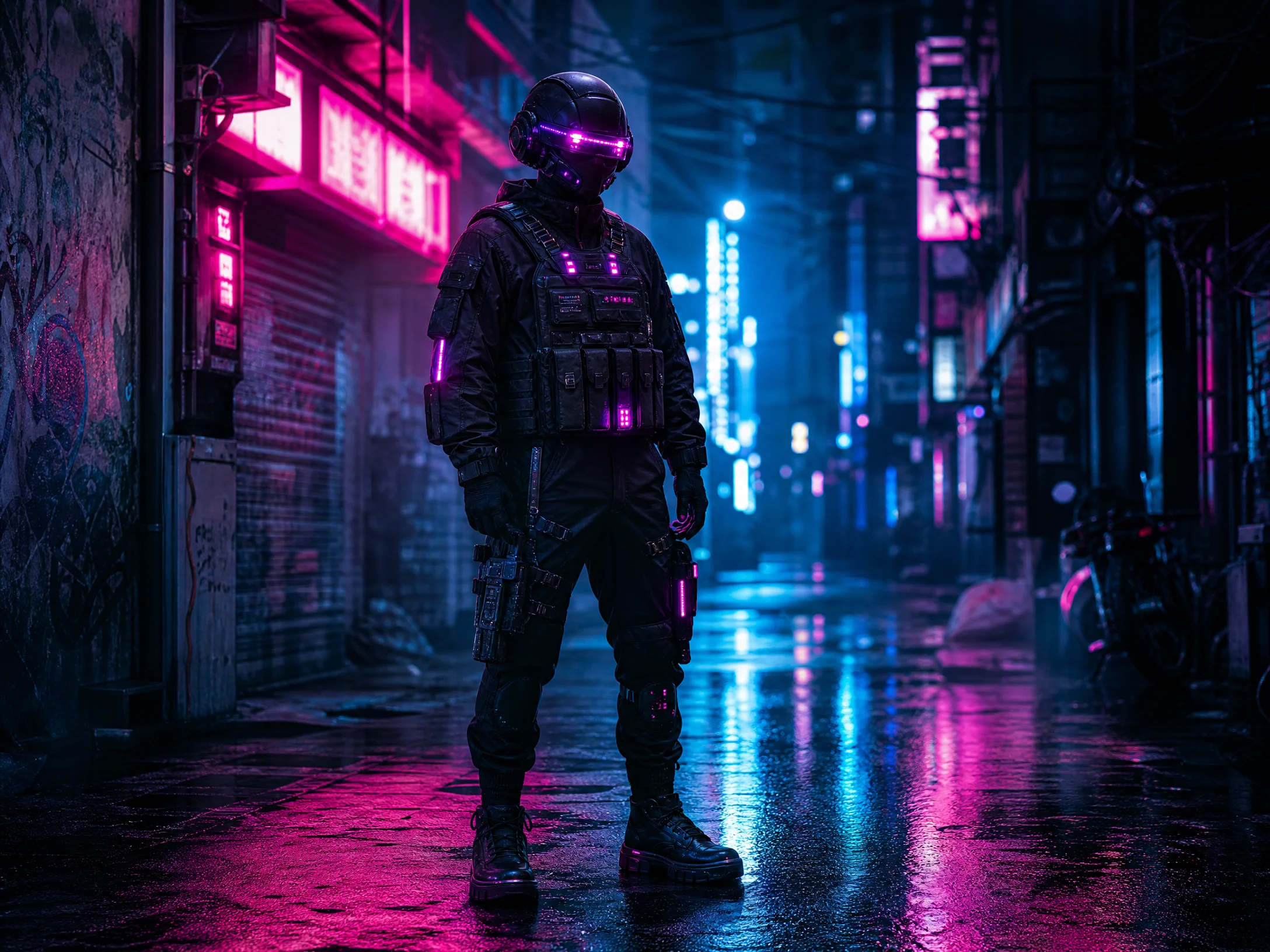 案例：赛博战士全套穿搭